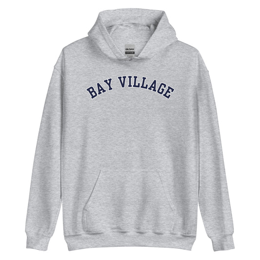 Bay Village, Ohio Unisex Hoodie - Block Solo Outline