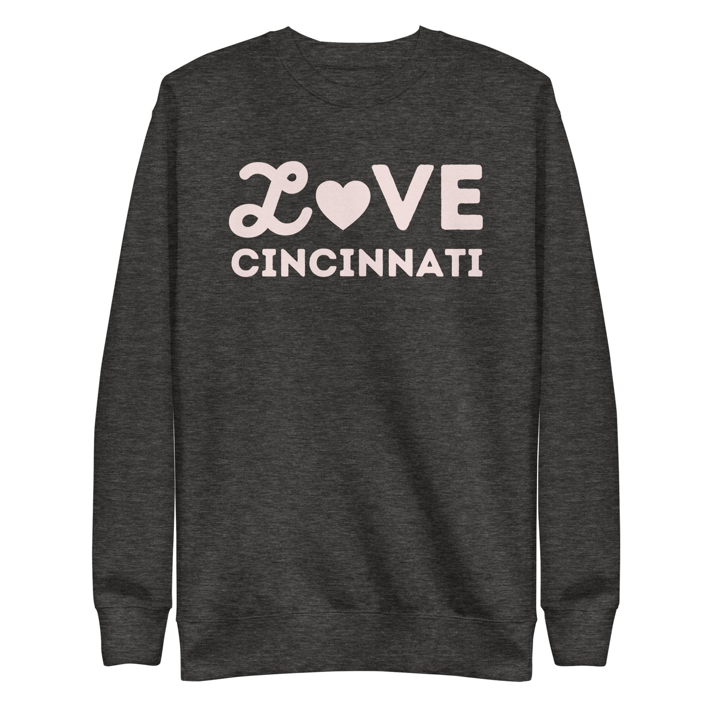 Cincinnati Ohio Valentine's Day Unisex Premium Sweatshirt