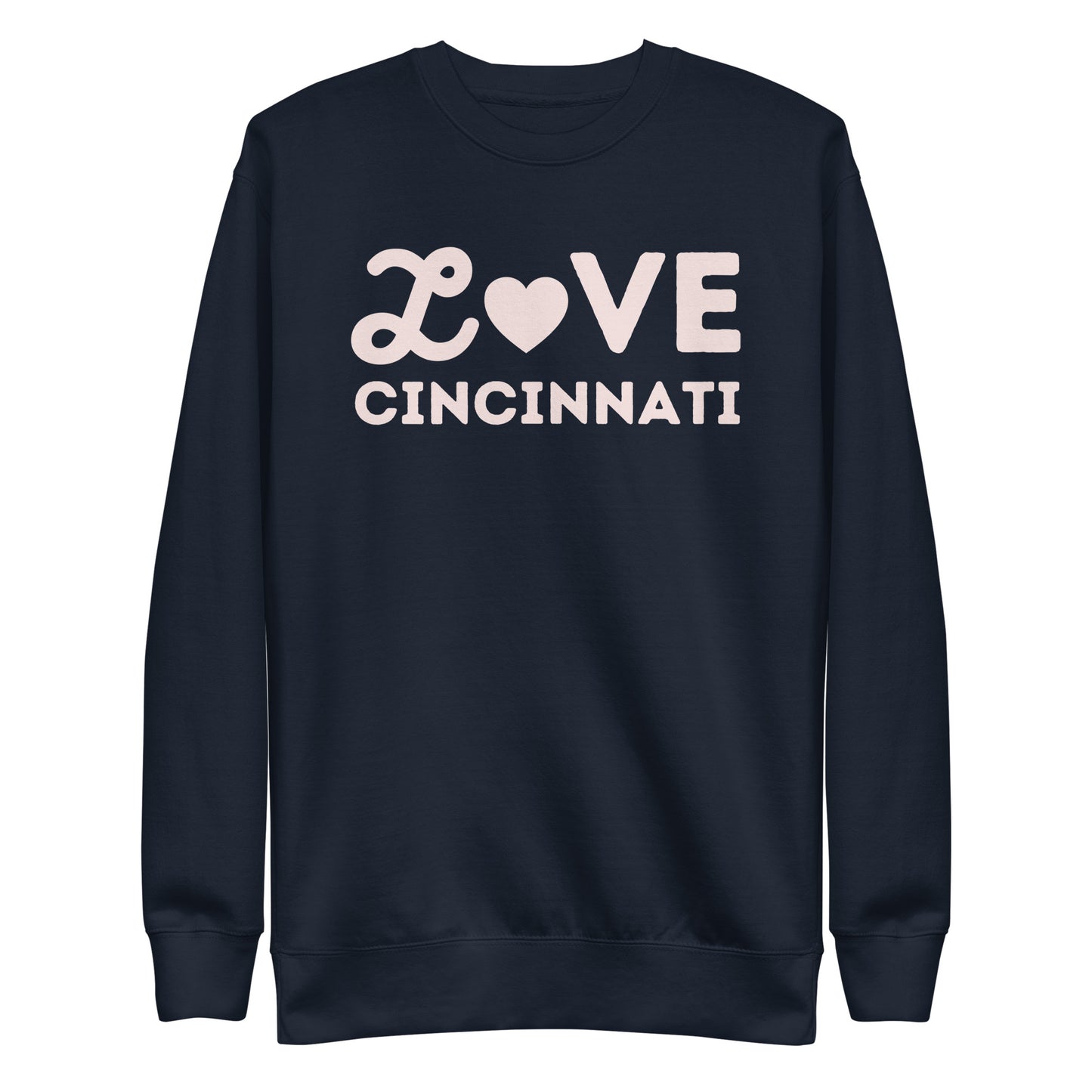Cincinnati Ohio Valentine's Day Unisex Premium Sweatshirt