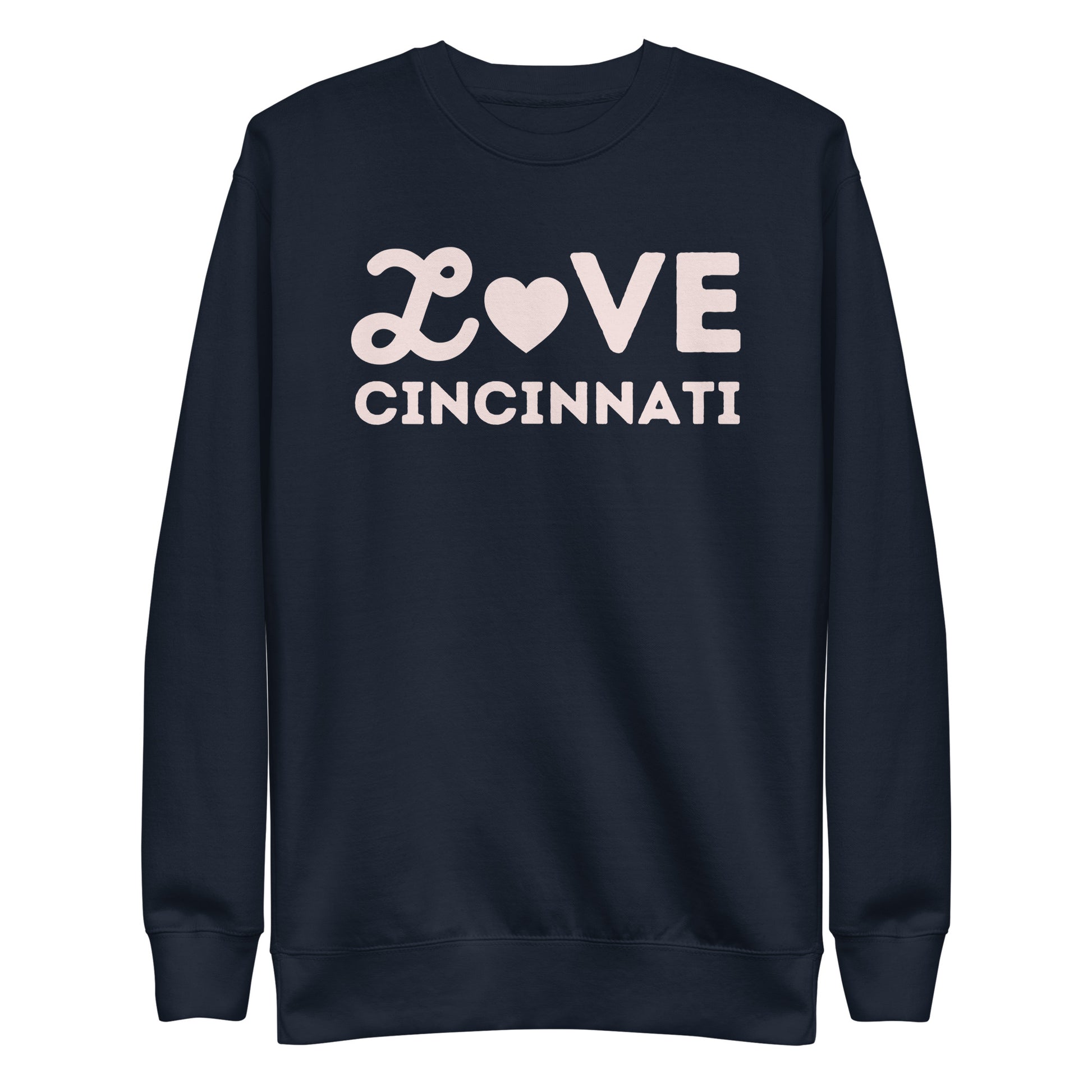 Cincinnati Ohio Valentine's Day Unisex Premium Sweatshirt