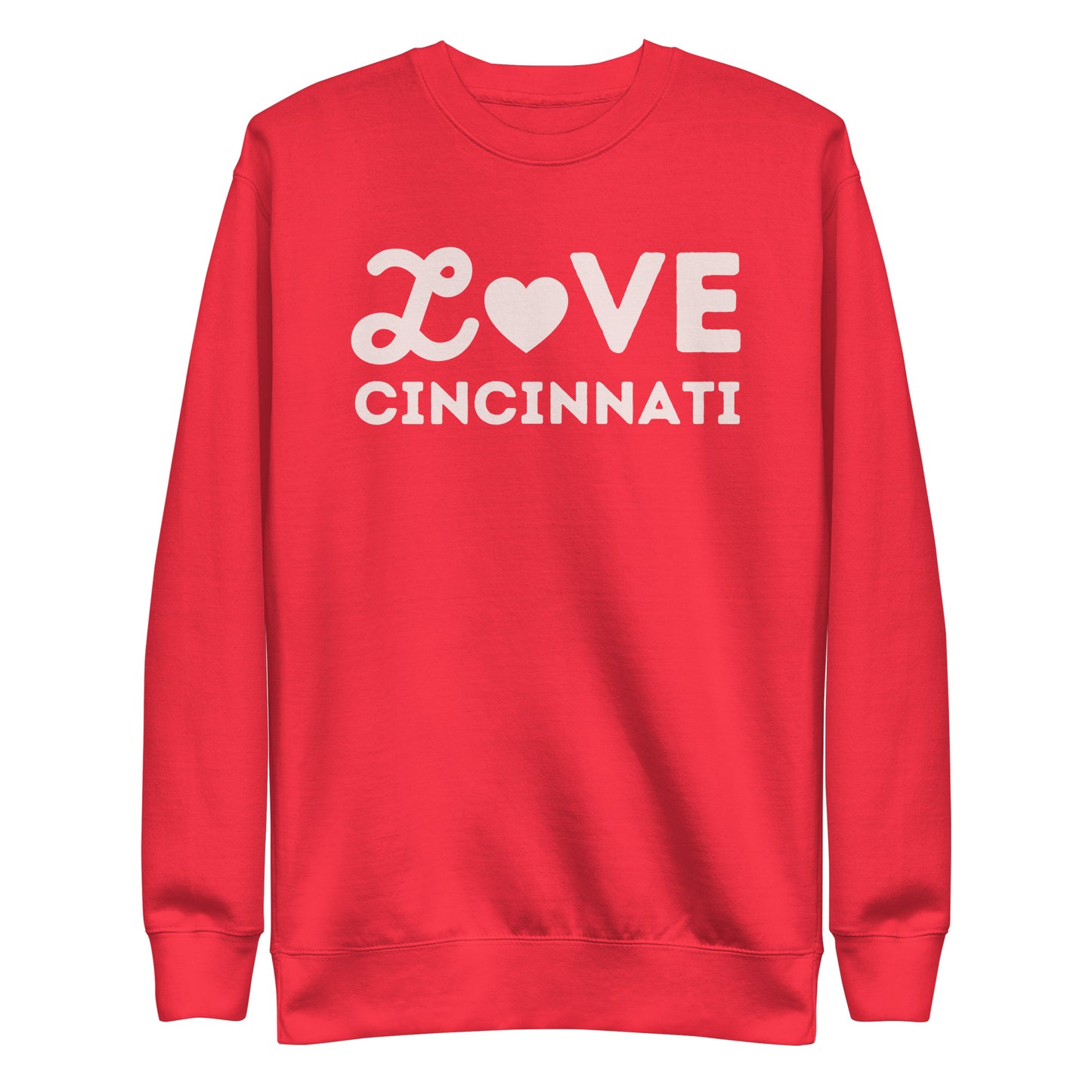 Cincinnati Ohio Valentine's Day Unisex Premium Sweatshirt