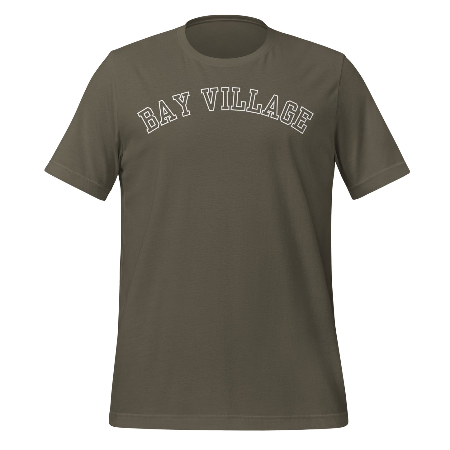 Bay Village, Ohio Block Outline T-Shirt