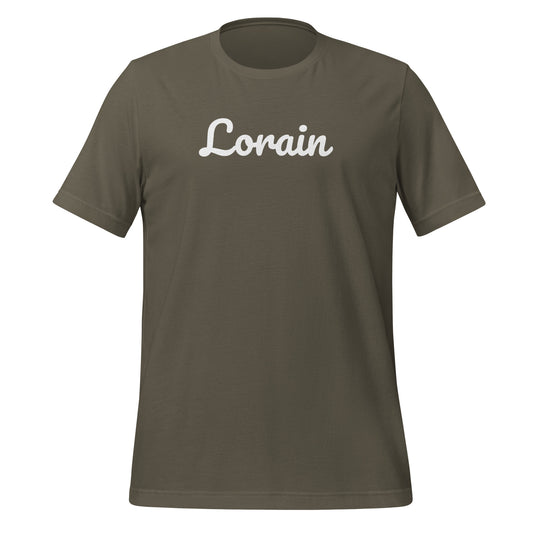 Lorain Ohio Solo Script Unisex T-shirt