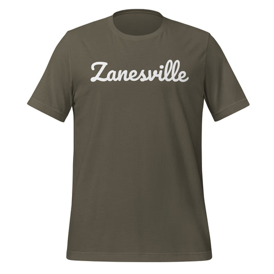 Zanesville Ohio Solo Script Short Sleeve Unisex t-shirt