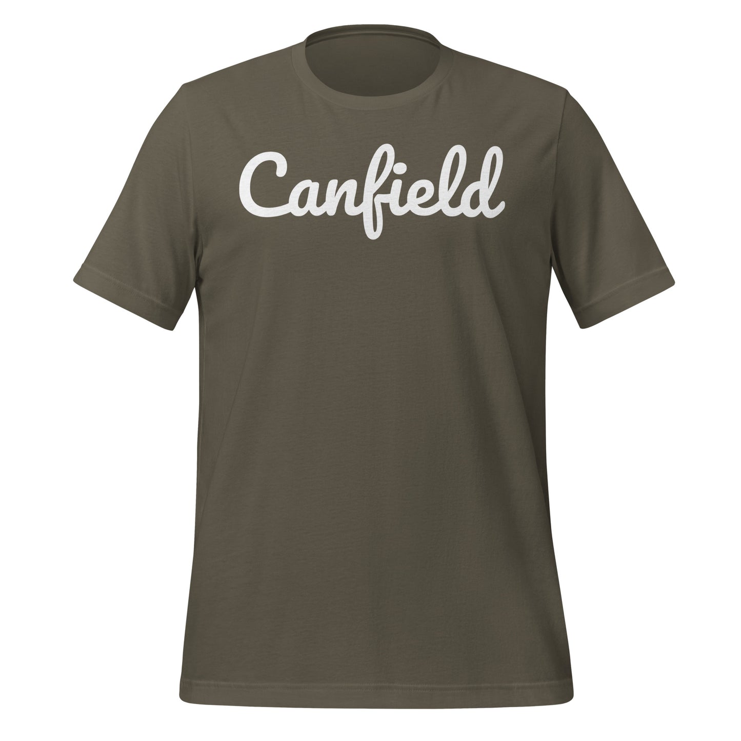 Canfield Ohio Solo Script Unisex t-shirt