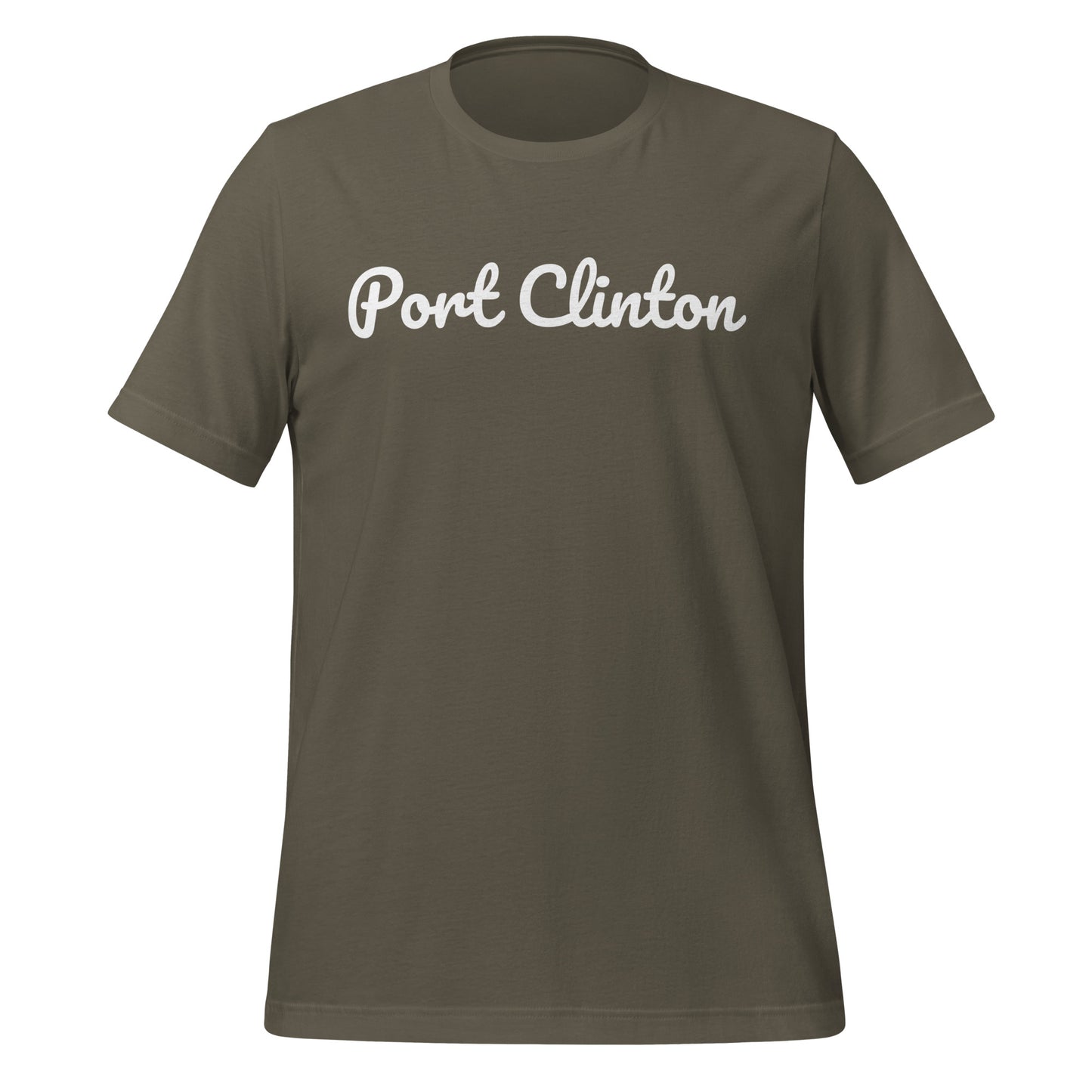 Port Clinton Ohio Solo Script Unisex t-shirt