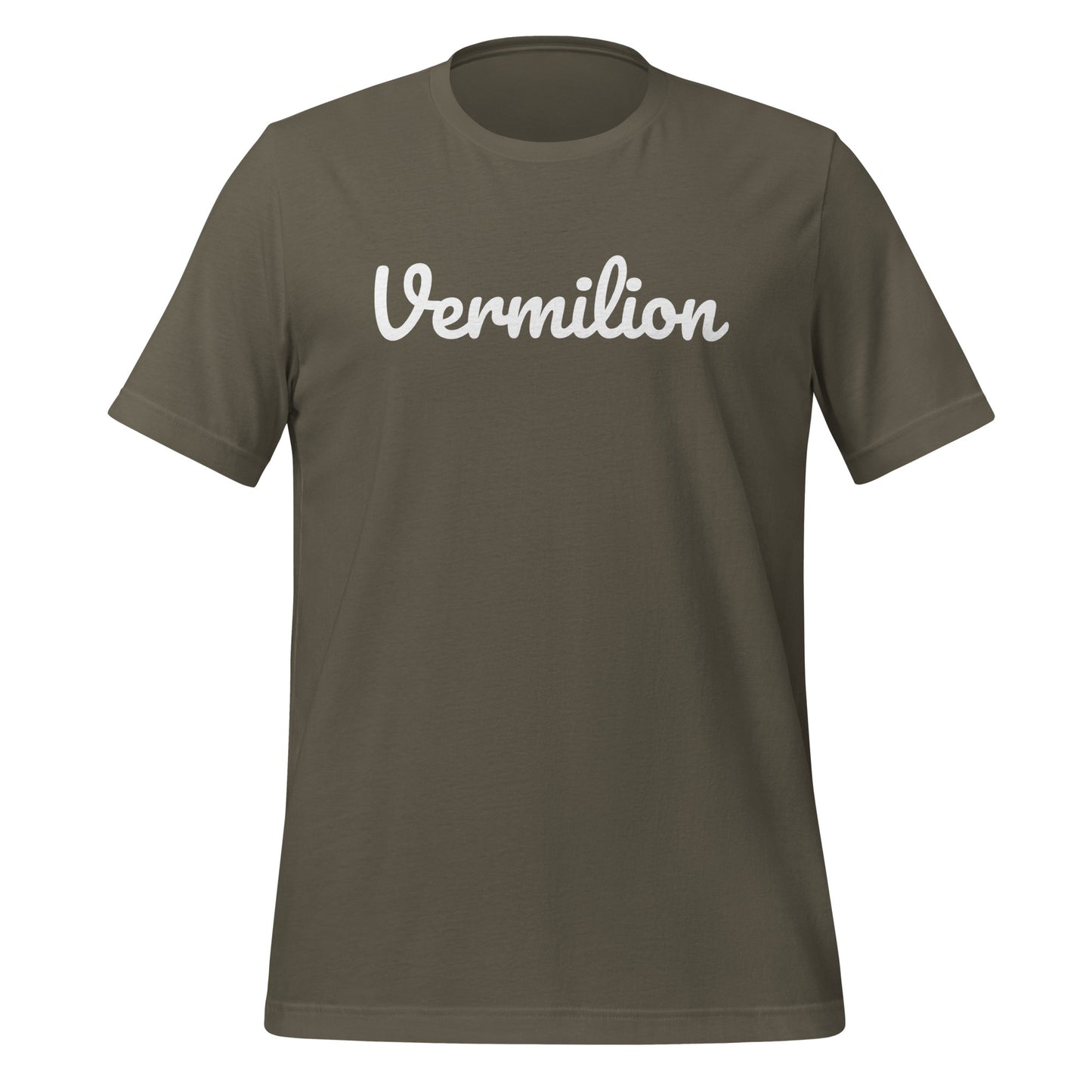 Vermilion Ohio Solo Script Unisex t-shirt