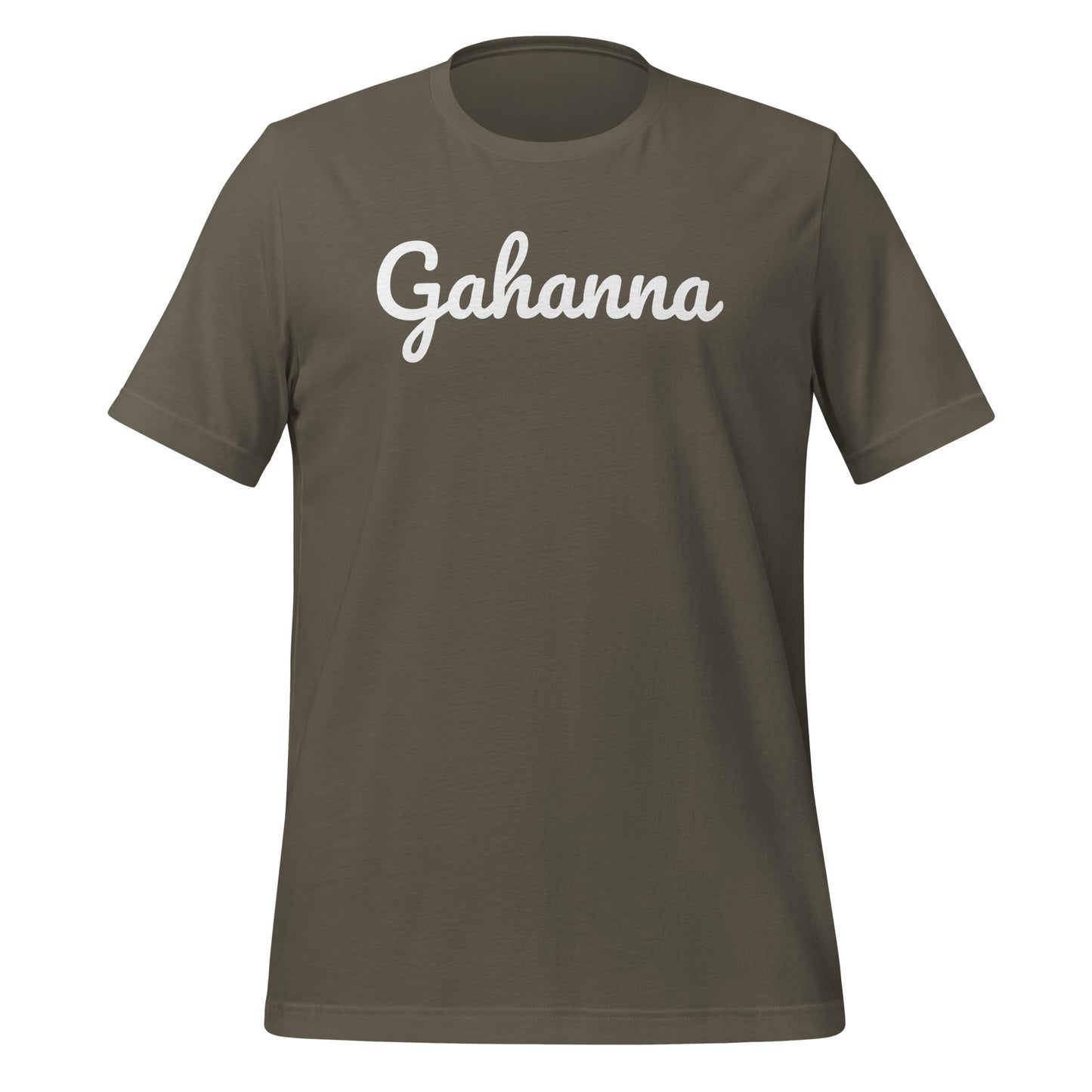 Gahanna Ohio Solo Script Unisex t-shirt