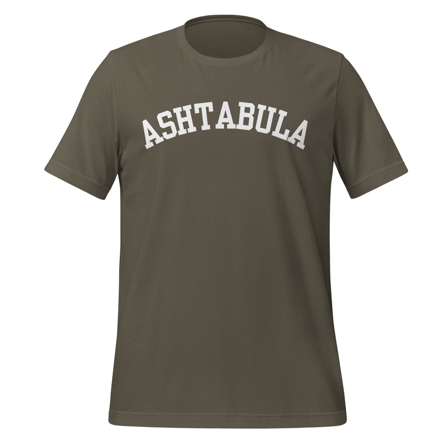Ashtabula Ohio Block Solo Unisex t-shirt
