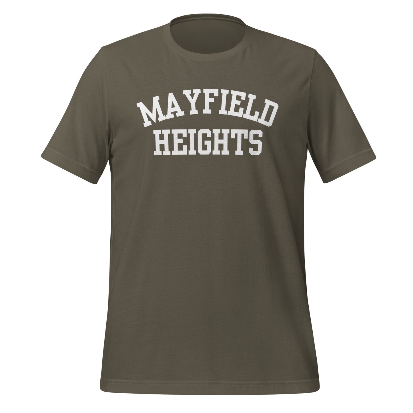 Mayfield Heights Ohio Block Solo Unisex t-shirt