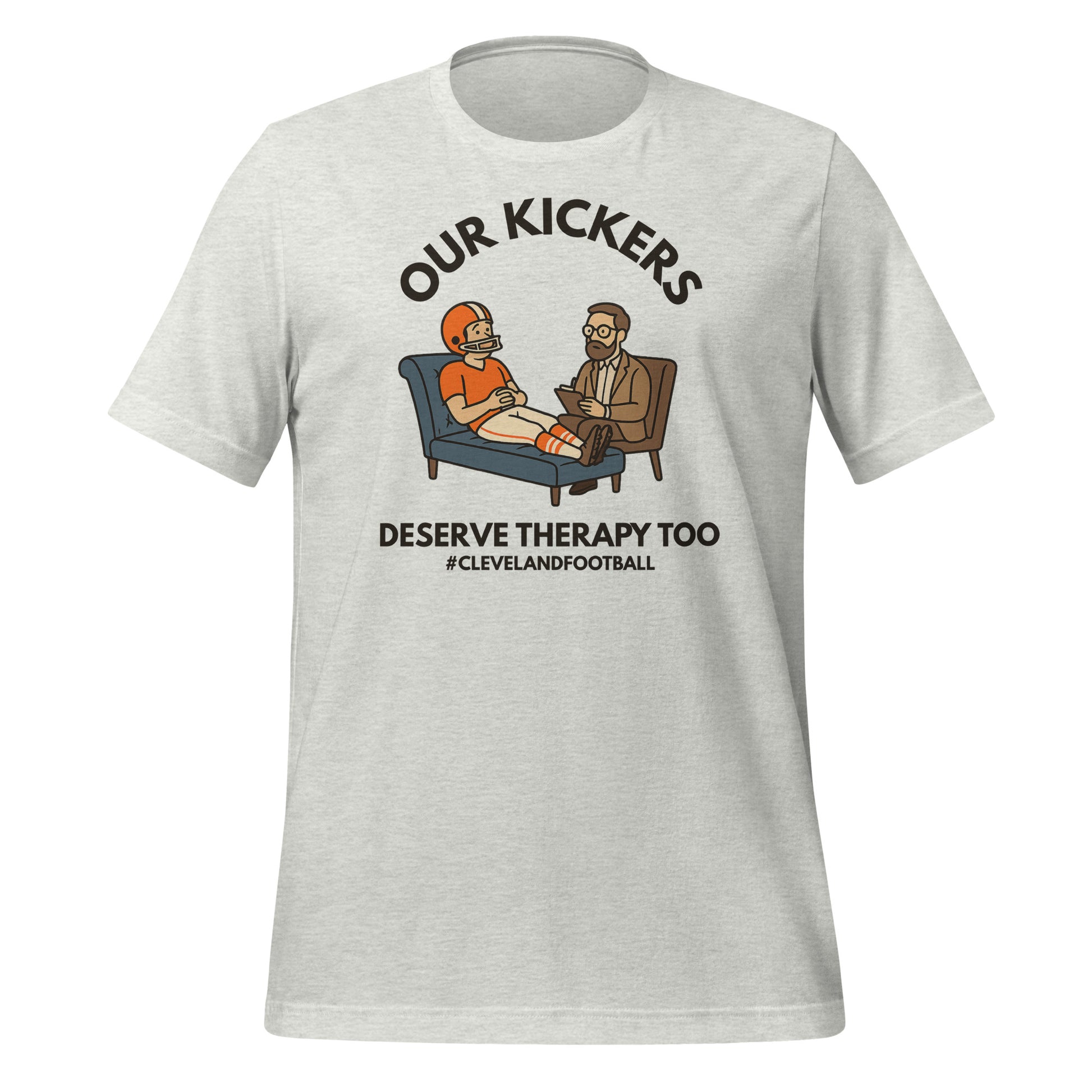 Cleveland Football Kicker Therapy Short Sleeve Unisex T-shirt