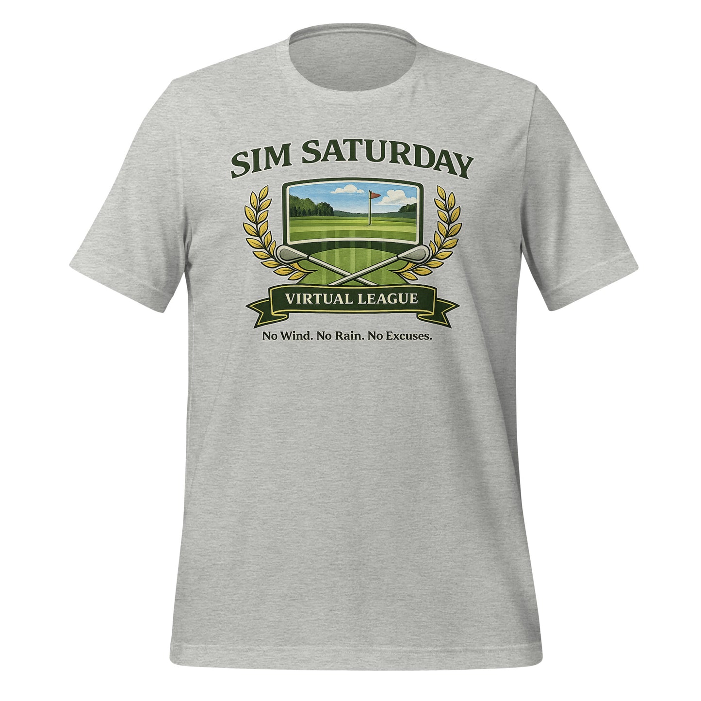 Simulator (SIM) Saturday Golf Unisex T-Shirt