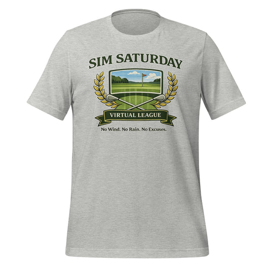 Simulator (SIM) Saturday Golf Unisex T-Shirt