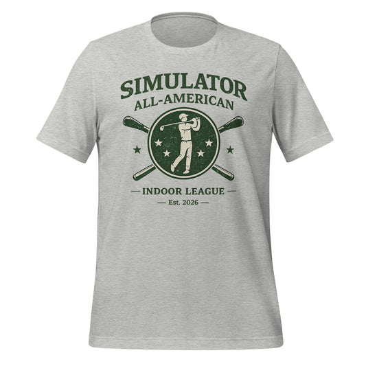 Golf Simulator All American Unisex T-Shirt
