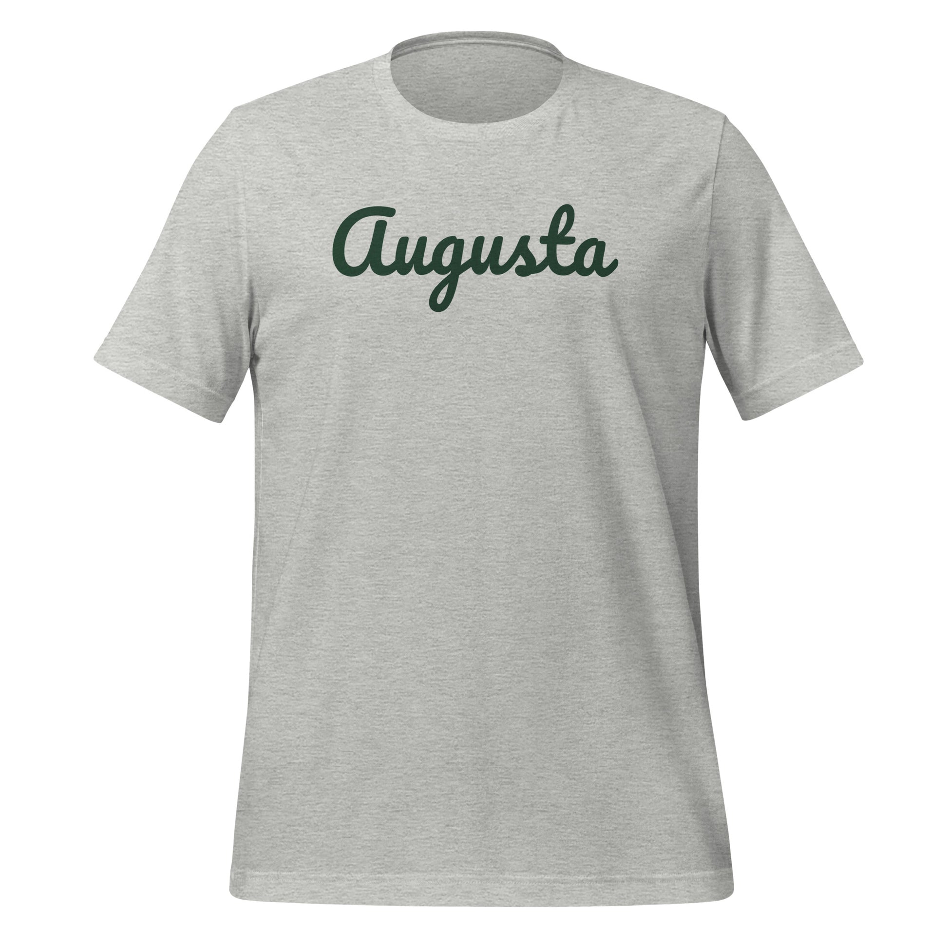 Augusta, Georgia Green Solo Script Unisex T-Shirt