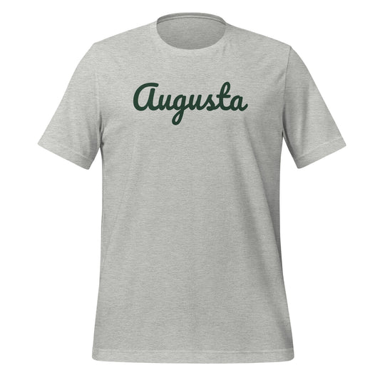 Augusta, Georgia Green Solo Script Unisex T-Shirt