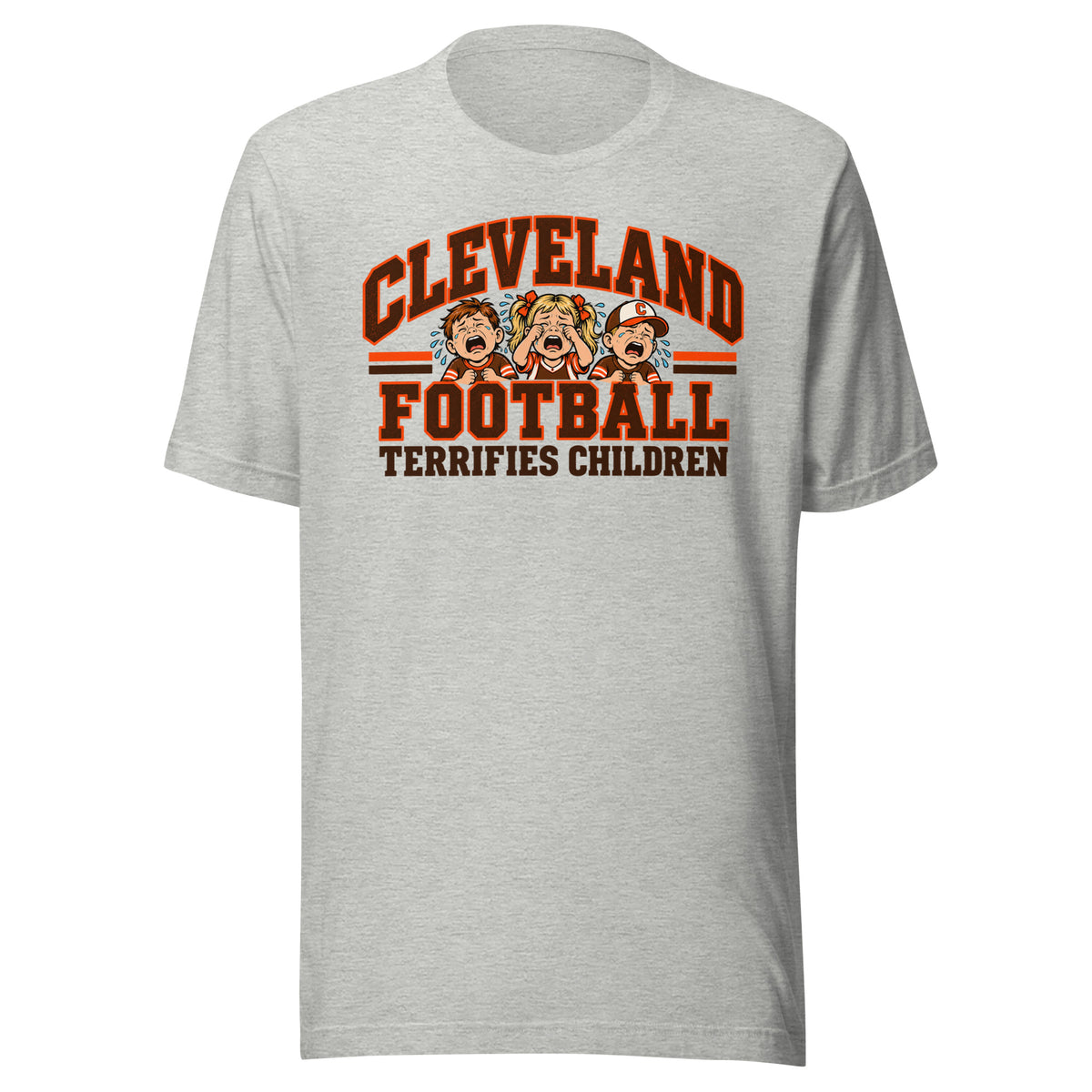 Cleveland Football Terrifies Children T-Shirt Unisex t-shirt