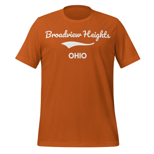 Broadview Heights Script Short Sleeve Unisex T-Shirt