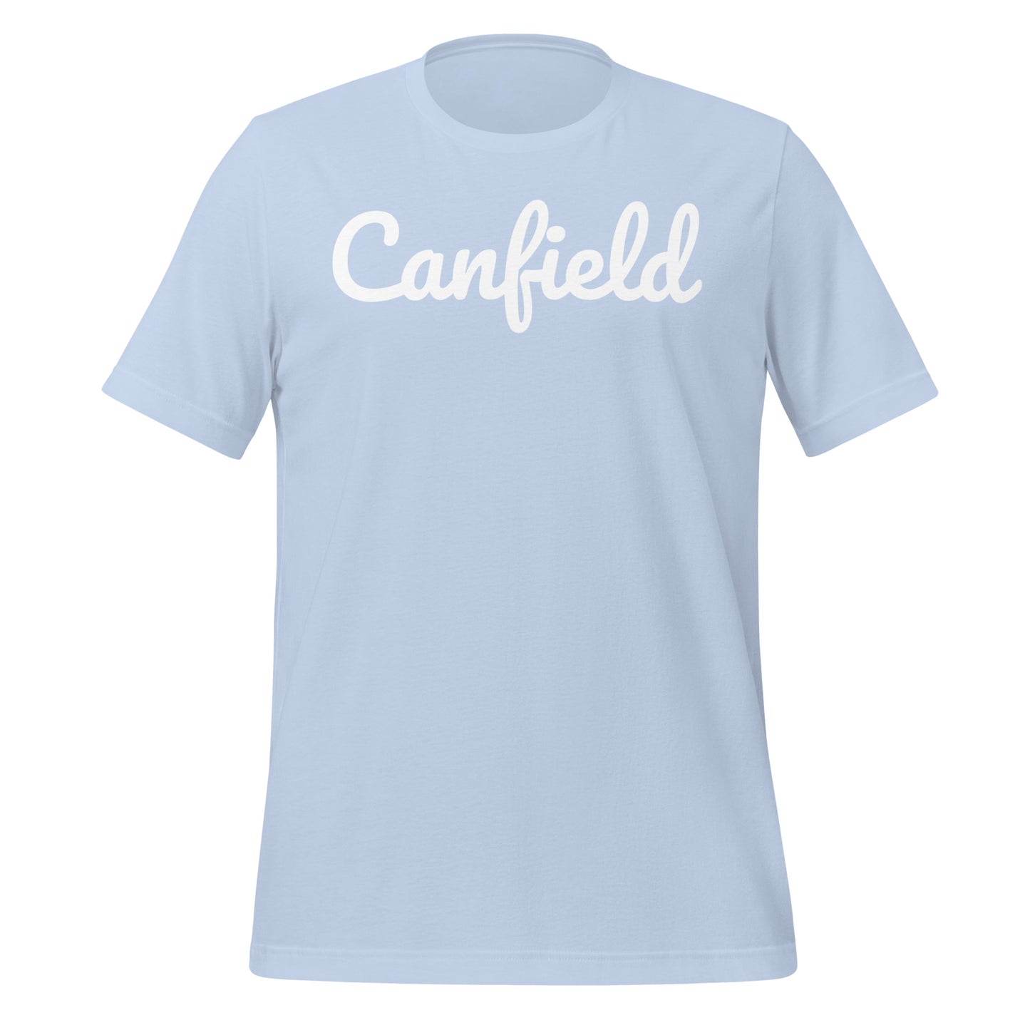 Canfield Ohio Solo Script Unisex t-shirt