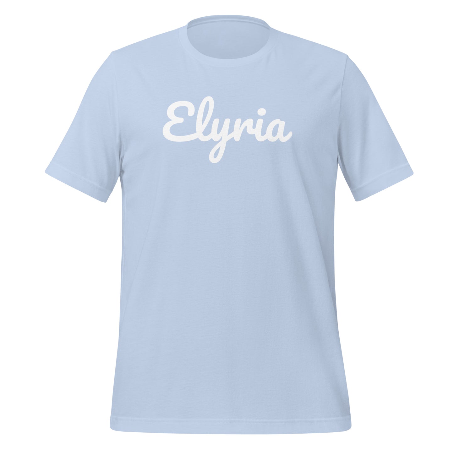 Elyria Ohio Solo Script Unisex t-shirt