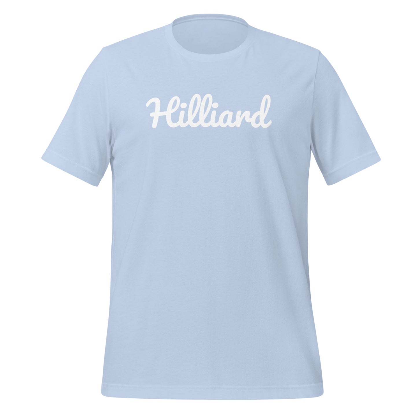 Hilliard Ohio Solo Script Unisex t-shirt
