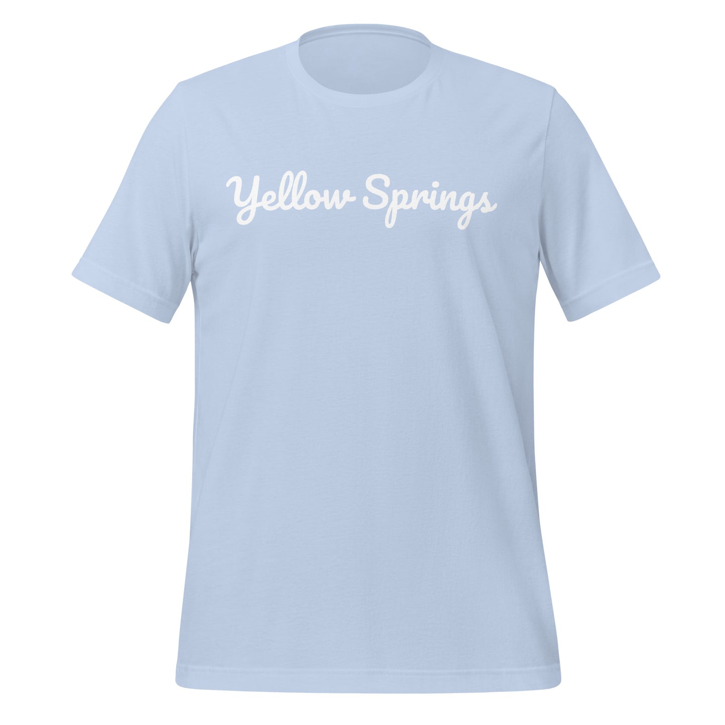 Yellow Springs Ohio Solo Script Unisex t-shirt