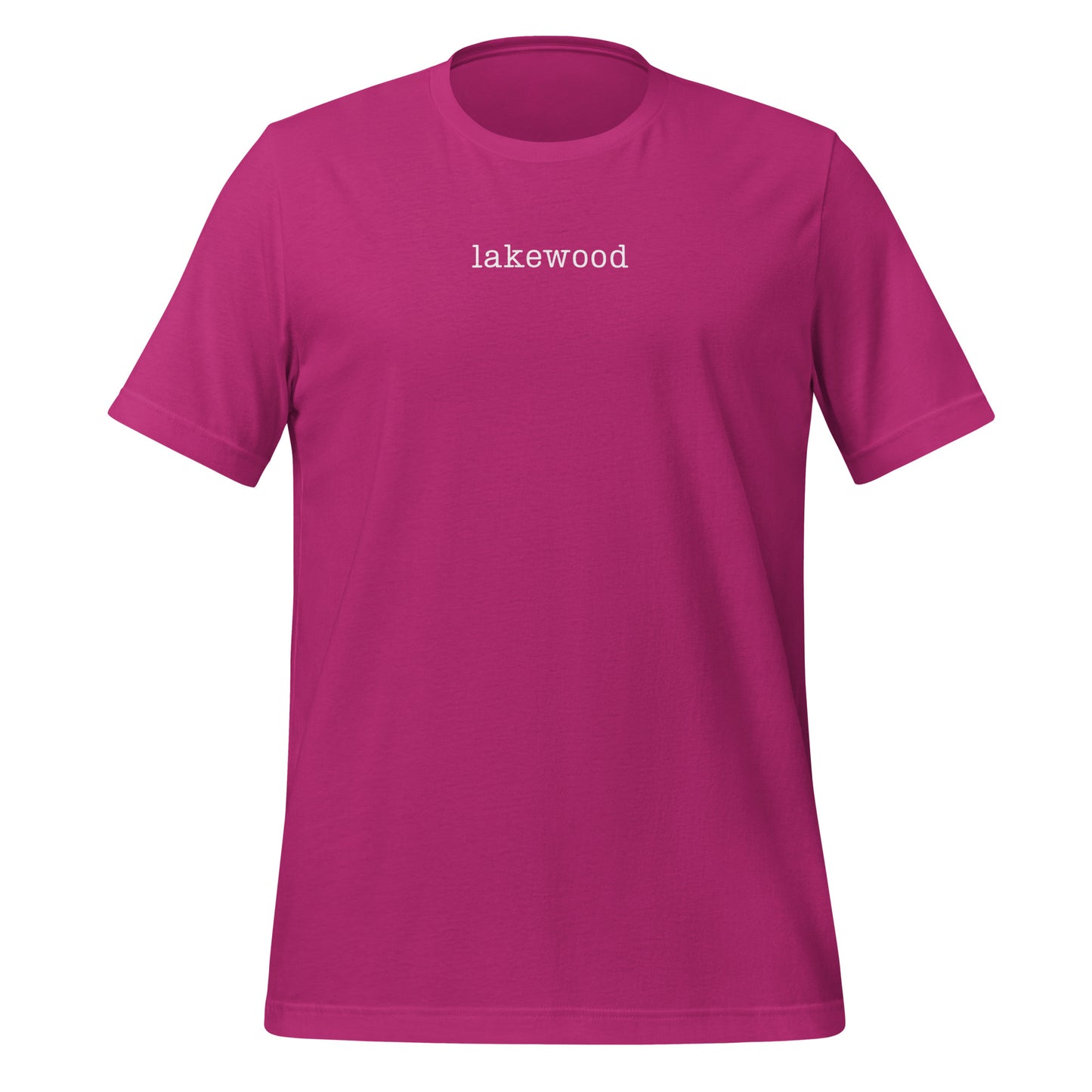 Lakewood Ohio Minimalist Short Sleeve Unisex t-shirt