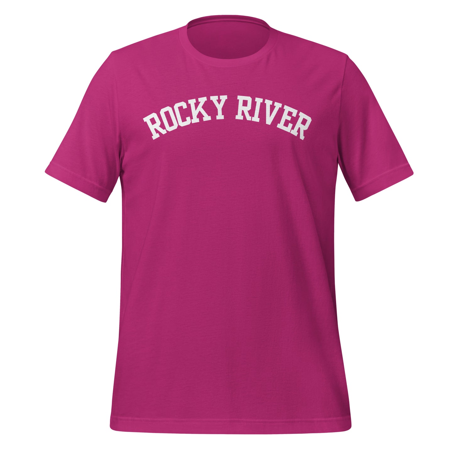 Rocky River Ohio Block Solo Short Sleeve Unisex t-shirt