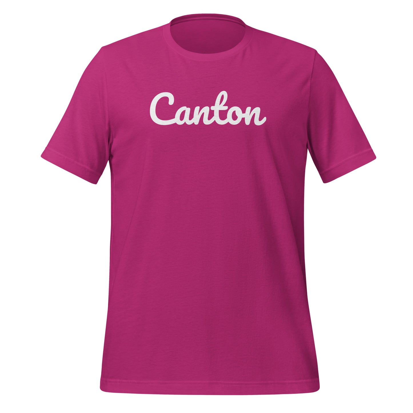 Canton Ohio Solo Script Short Sleeve Unisex t-shirt