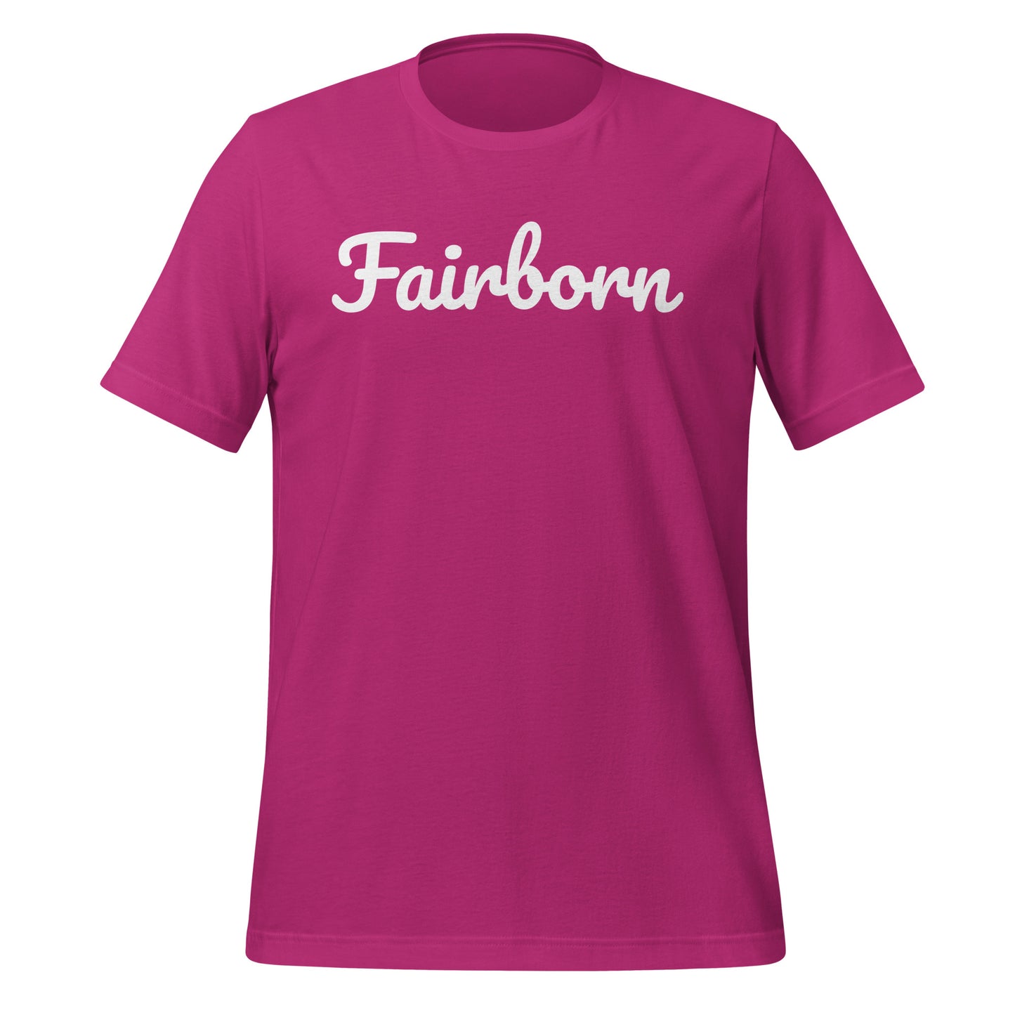 Fairborn Ohio Solo Script Unisex t-shirt