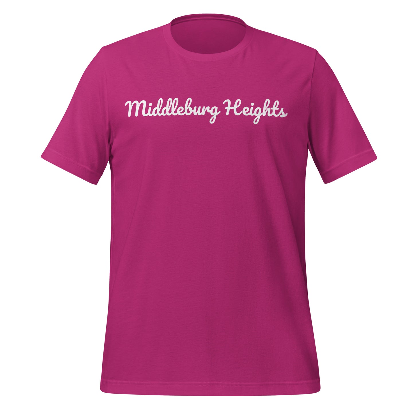 Middleburg Heights Ohio Solo Script Unisex t-shirt
