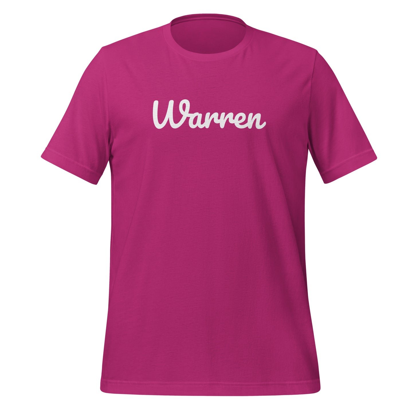 Warren Ohio Solo Script Unisex t-shirt