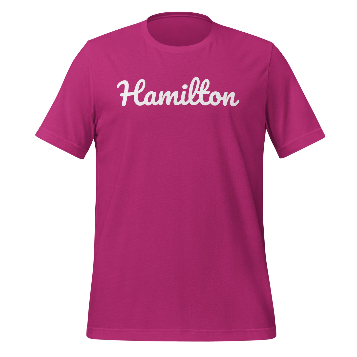 Hamilton Ohio Solo Script Unisex t-shirt