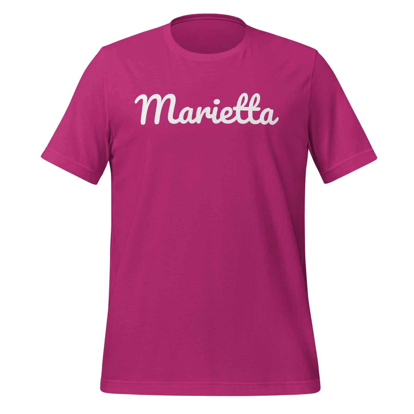 Marietta Ohio Solo Script Unisex t-shirt