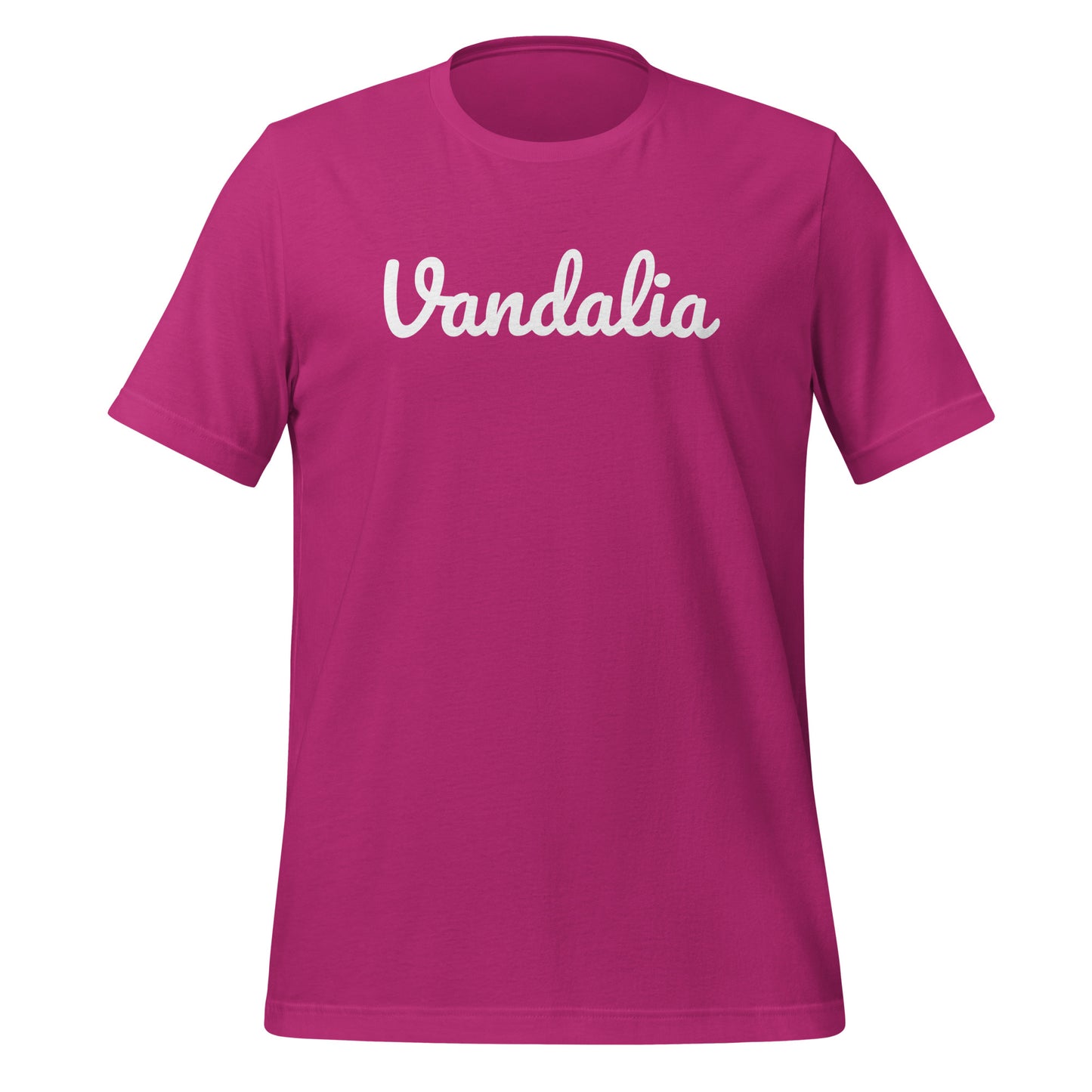 Vandalia Ohio Solo Script Unisex t-shirt