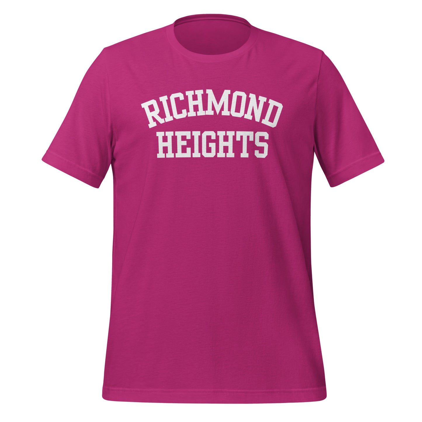 Richmond Heights Ohio Block Solo Unisex t-shirt