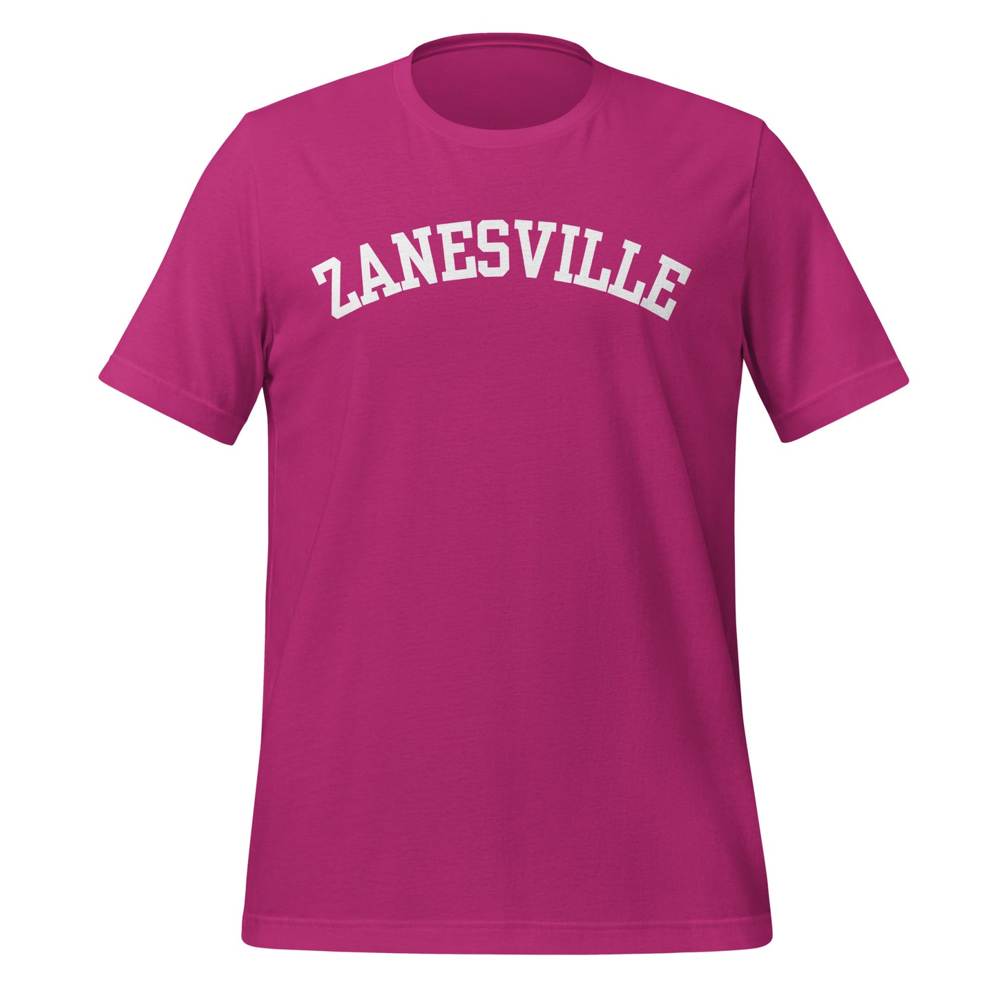 Zanesville Ohio Block Solo Unisex t-shirt