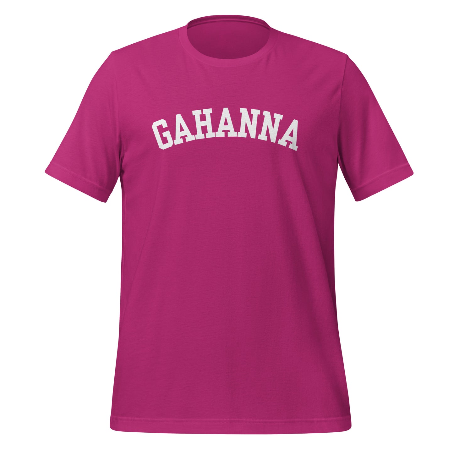 Gahanna Ohio Block Solo Unisex t-shirt