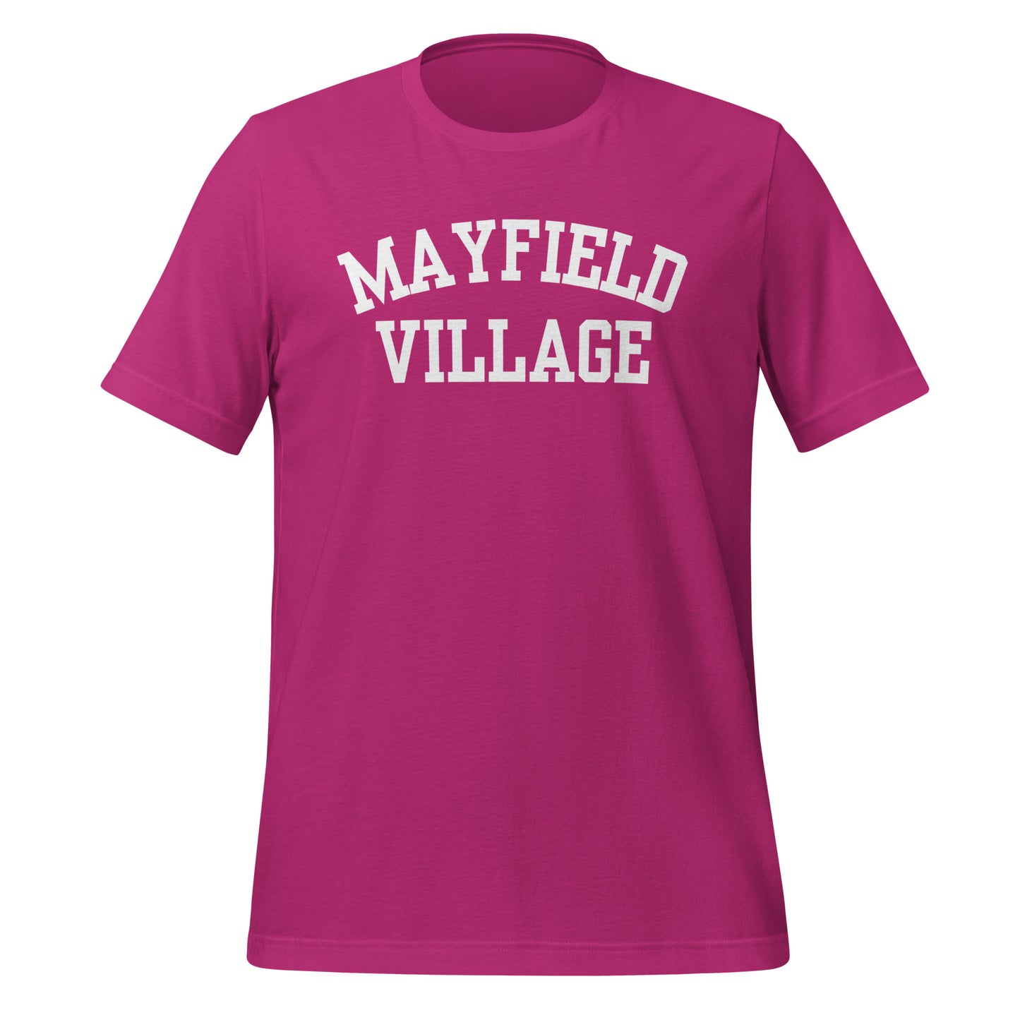 Mayfield Village Ohio Block Solo Unisex t-shirt