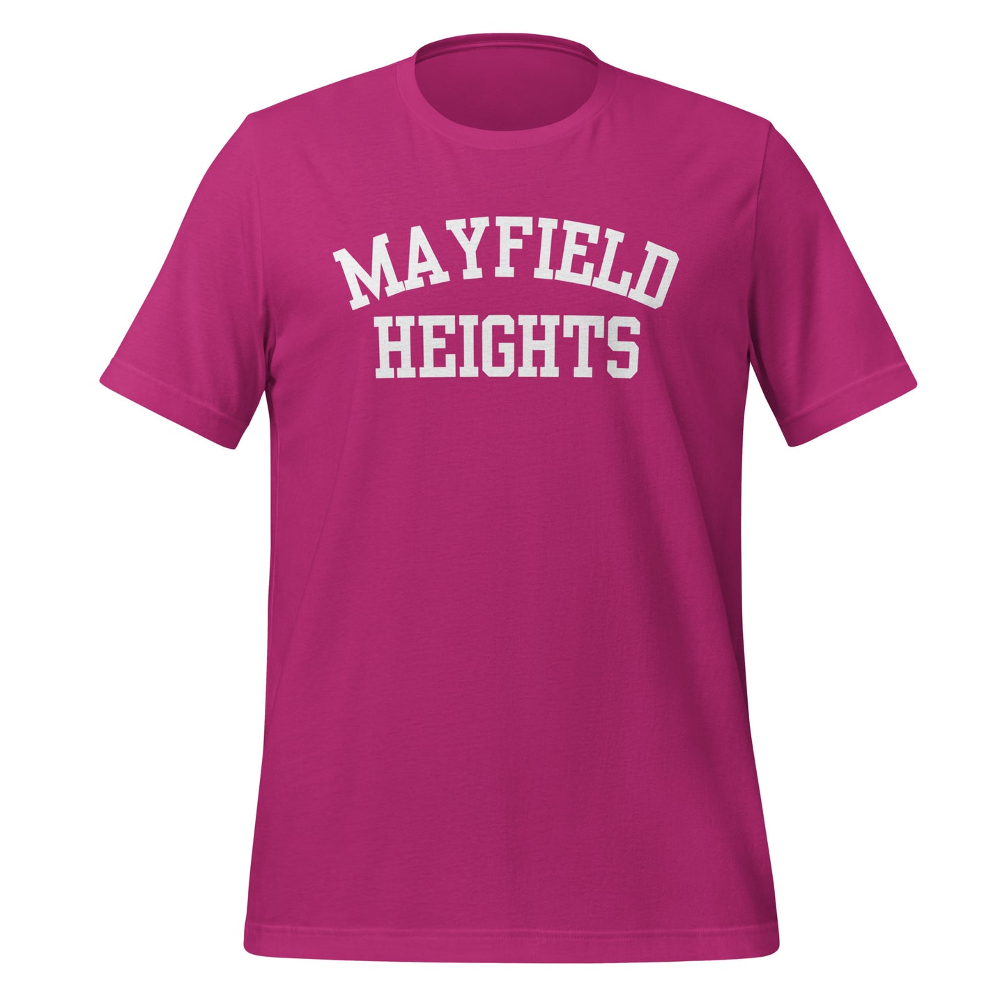 Mayfield Heights Ohio Block Solo Unisex t-shirt