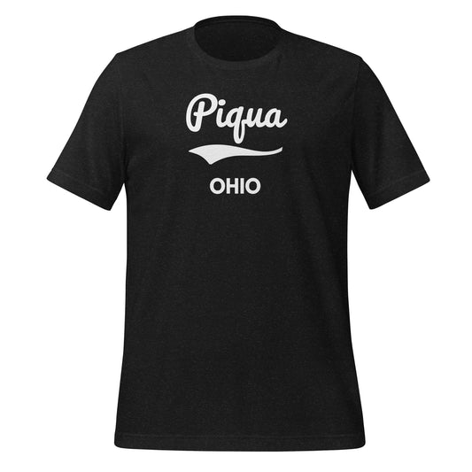 Piqua Ohio Script Short Sleeve Unisex T-Shirt
