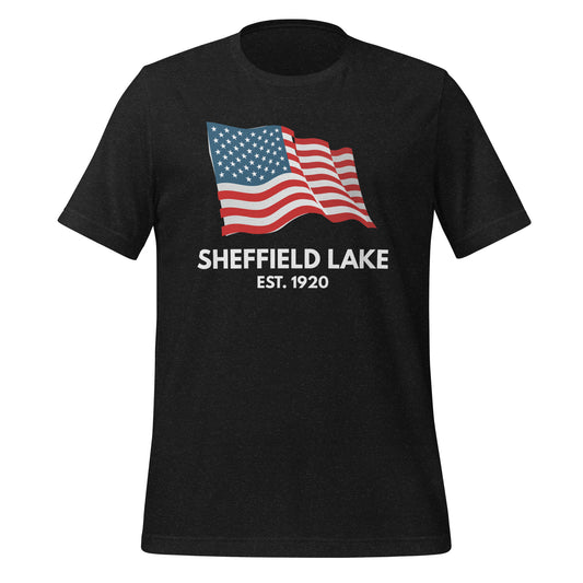 Sheffield Lake Ohio Fourth of July Short Sleeve Unisex t-shirt