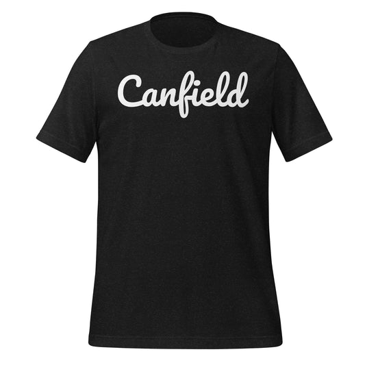 Canfield Ohio Solo Script Unisex t-shirt