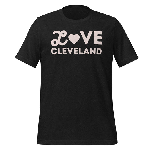 Cleveland Ohio Valentine's Day Short Sleeve Unisex T-shirt