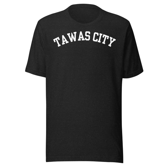 Tawas-City, Michigan - Block Solo Unisex T-Shirt