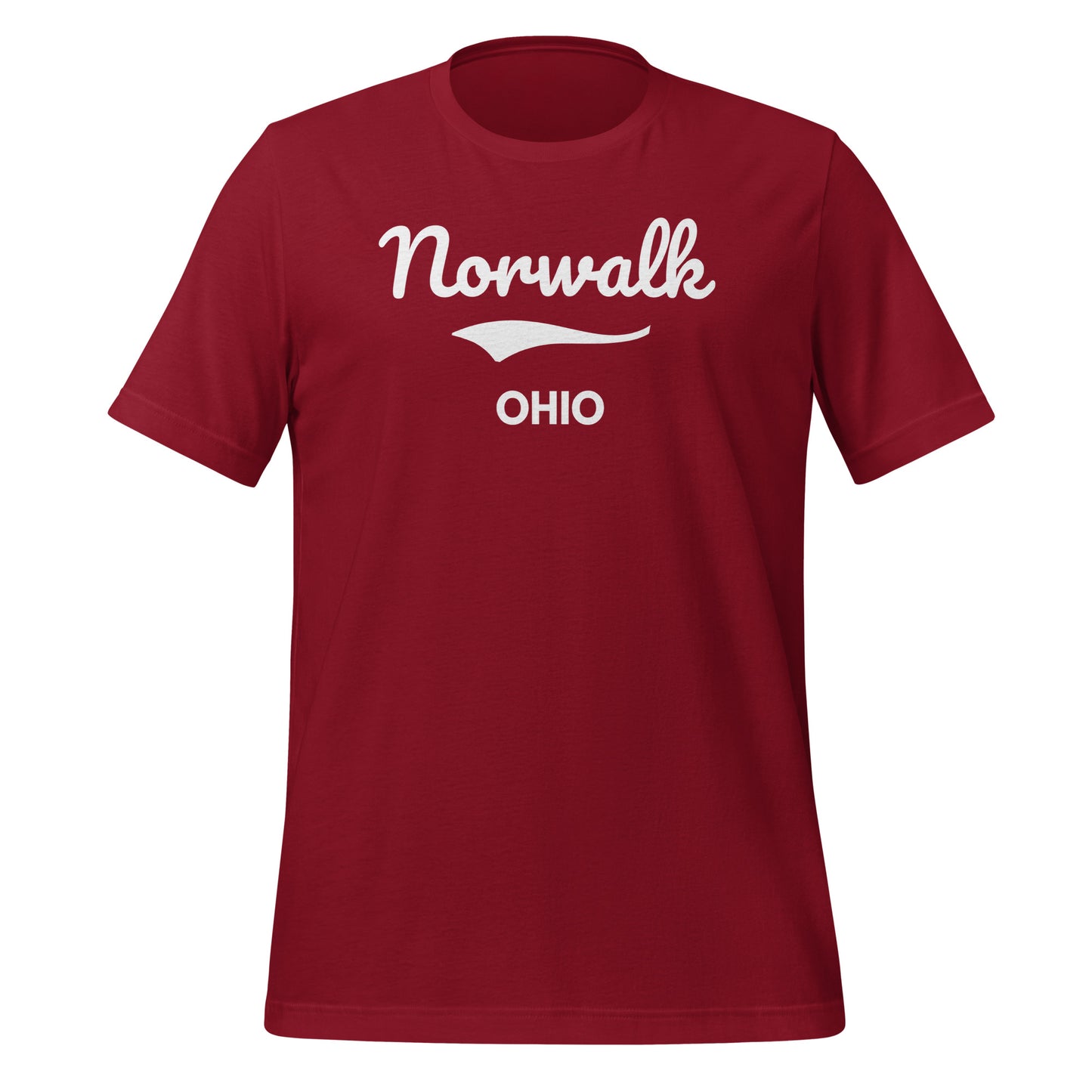 Norwalk Ohio Script Short Sleeve Unisex t-shirt