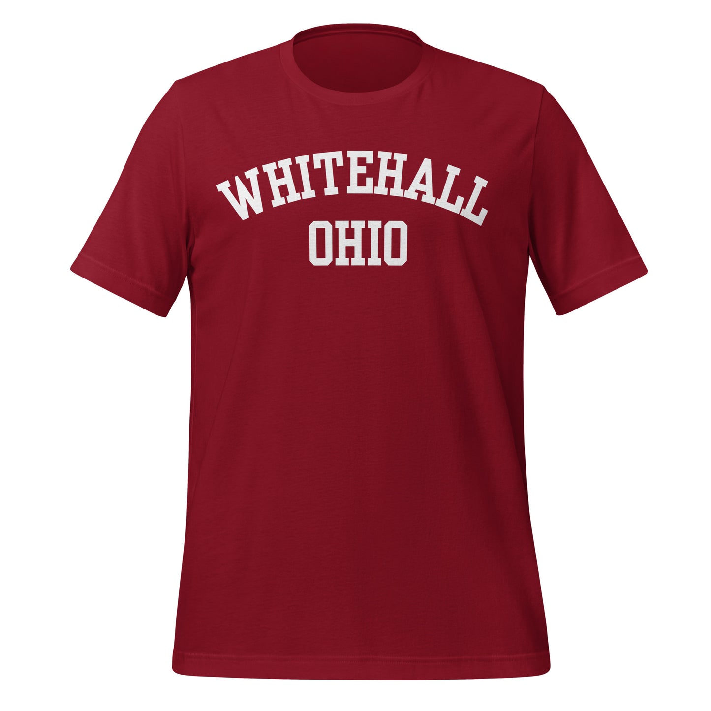 Whitehall Ohio Block Short Sleeve Unisex t-shirt
