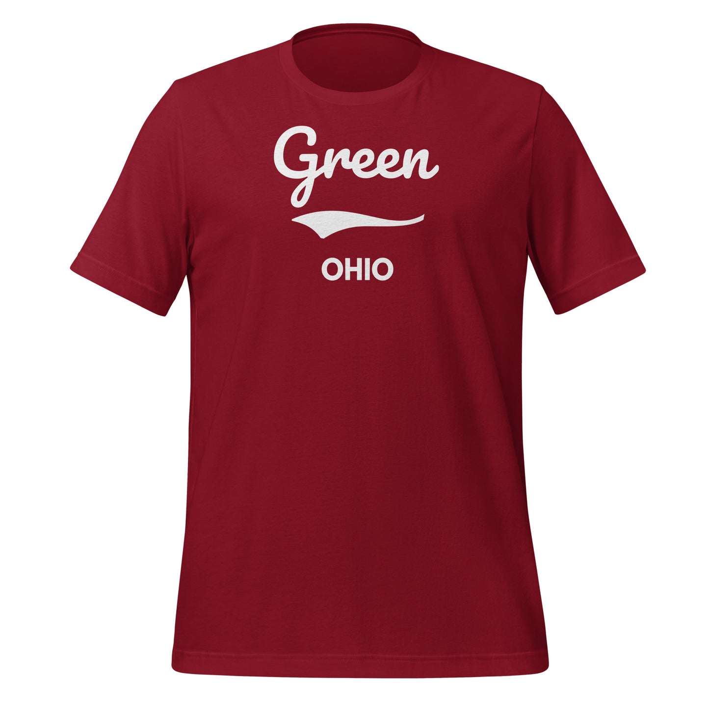 Green, Ohio Script Short Sleeve Unisex T-Shirt