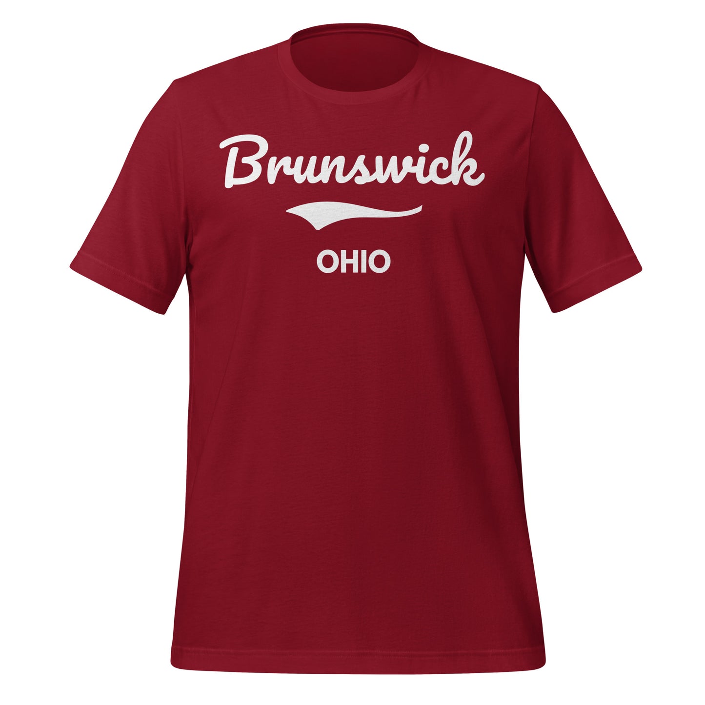 Brunswick Ohio Script Short Sleeve Unisex t-shirt