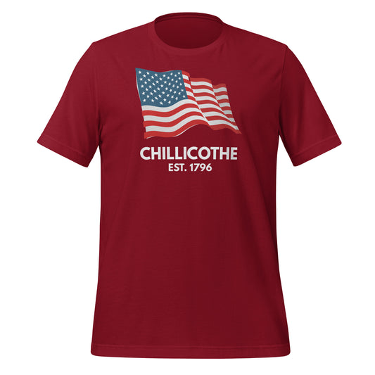 Chillicothe Ohio Fourth of July Short Sleeve Unisex T-shirt